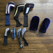 Lot of 9 Golf Headcovers Callaway Adams Golf Blue Fuzzy King Cobra - $46.75