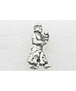 Vintage Dutch Boy with Tulip Flower Pin REAL SOLID .925 Sterling Silver ... - £68.91 GBP