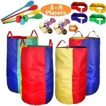 Outdoor Games, Potato Sack Race Bags For Kids Adults, Egg Spoon Relay Ra... - $54.99