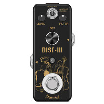 Amuzik Analog Rat Distortion Guitar Pedal for Electric Guitar Distortion... - $36.80