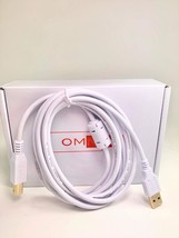 White 8Ft Omnihil High Speed Usb 2.0 Cable For Roland Td1Dmk All Mesh Head - $41.97