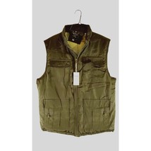 Outdoor Fleece Vest Outerwear Casual Sleeveless Jacket Men&#39;s Winter Waterproof L - £14.89 GBP