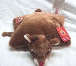 RUDOLPH REINDEER Island of Misfit Toys 13&quot; Plush Stuffed Animal Pillow T... - $16.34