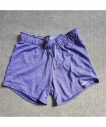 Nike Dri Fit Athletic Running Shorts Womens Size XS Purple Elastic Waist - £17.45 GBP