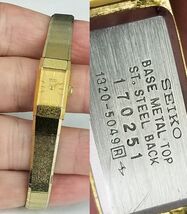 Seiko Ladies Watch 1320-5049 gold tone jewels quartz battery gold tone - $29.99 Seiko Ladies Watch 1320-5049 gold tone jewels quartz battery gold tone - $29.99