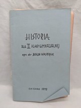 Chicago 1975 Polish 2nd Grade History Book Bogda Wastrak - £34.25 GBP