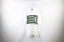 NOS Vtg 90s Marithe Francois Girbaud Mens 3XL Baggy Spell Out LCD T-Shirt White - £70.14 GBP