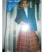 Vintage See &amp; Sew Butterick Misses Jacket &amp; Skirt Size A #3285 - $5.41 CAD