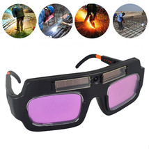 For Welder Glasses Solar Powered Auto Darkening Welding Mask Helmet Eyes Goggle - £18.43 GBP
