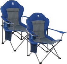 Folding Lightweight Sturdy Steel Portable Outdoor Camp Chair For Adults, - £88.09 GBP