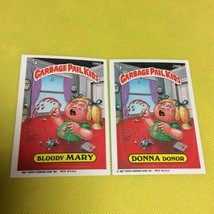 1987 Topps Garbage Pail Kids Series 8 Bloody Mary 298a &amp; Donna Donor 298... - $12.95