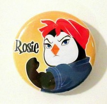 Rosie the Riveter Penguin Bird Metal Pin Funky Feminist Girl Power 1&quot; - £4.73 GBP