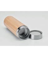 Eco-Friendly Bamboo Water Bottle, Stainless Steel Flask  With Jute Bag - $43.12 CAD