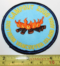 Girl Guides Southern Vancouver Island Canada Campout 2000 Patch Badge - $11.46
