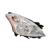 Headlight For 2010-12 Nissan Altima Right Side Chrome Housing Clear Lens Halogen - £96.03 GBP