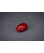 Handmade Mini Keepsake Urn &quot;Palm Stone&quot; - Red | Ceramic - $110.00+