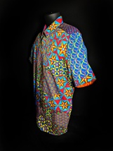 Robert Graham  Prism - Colorful Embroidered Short Sleeve - Men's Classic Fit 3XL image 6
