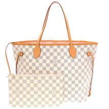 Louis Vuitton Damier Azur Neverfull MM Tote Bag LV - £2,436.91 GBP