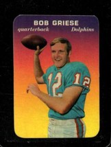 1970 Topps Super Glossy #28 Bob Griese Exmt Dolphins Hof *X44260 - £19.53 GBP