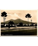 Napoli Italy - Litoranea E Vesuvio RPPC Unposted Vintage Postcard - £10.40 GBP
