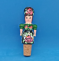 Hungarian Hand Painted Folk  Bottle Stopper - $17.82