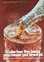 Vintage 1967 Coca-Cola Coke Has The Taste Full Page Color Ad 1221 - $6.64
