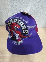 Vintage 1994 Toronto Raptors SnapBack Mad By Twins Enterprises New NWT Big Logo  - £79.03 GBP