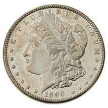 1890 $1 Silver Morgan Dollar in Choice BU PL Condition, Excellent Eye Appeal - £160.76 GBP