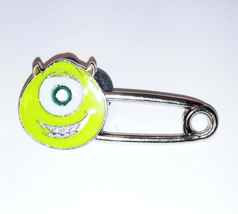 Disney parks Mike Wazowski Safety Pin Monsters Inc collector Trading Pin - £4.44 GBP