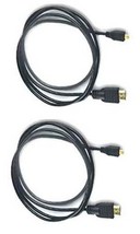 2 Hdmi Cables For Sony HDR-PJ660 HDR-PJ660E HDR-PJ660V PJ660VE HDR-PJ780 PJ780E - $14.23