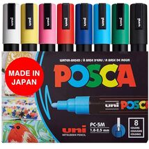 8-Color Paint Marker Set - Non-Toxic, Blendable, Waterproof Medium Tips - $44.50