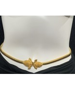 Mimi di N Omega Dragon Serpentine Belt 28&quot;- 30&quot; Gold Metal Skinny 1976 V... - $66.16 CAD
