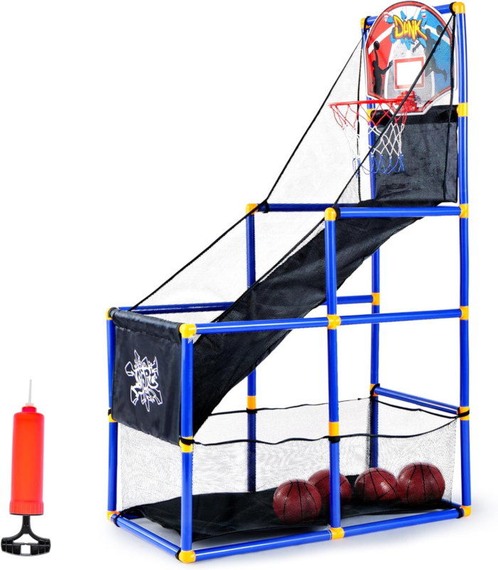 JOYIN Arcade Basketball Game Set with 4 Balls and Hoop for Kids 3 to 12 Years Ol - $74.29