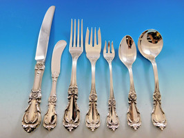 Burgundy by Reed &amp; Barton Sterling Silver Flatware Set Service 58 Pieces - £2,705.21 GBP