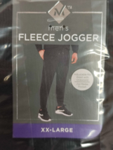 Member&#39;s Mark Men&#39;s Fleece Jogger Black Cove Adjustable Rib Waist Size X... - $16.93