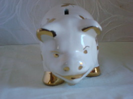 LePere Pottery White Standing Pig - $30.00