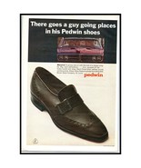 1968 Pontiac Firebird Pedwin Loafer Vintage Print Ad 70s Fashion Wall Ar... - £8.68 GBP