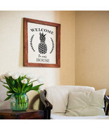 Welcome To Our House Sign Stencil - Farmhouse Decor - Reusable DIY Rusti... - $29.00