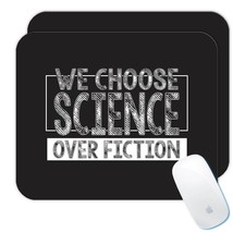Science Over Fiction : Gift Mousepad Cool Wall Poster Day Aliens Ufo Res... - £10.35 GBP