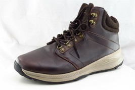 Khombu Boots Sz 12 M Brown Round Toe Short Synthetic Men - $25.22