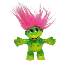 Vintage 1992 Trendmasters Land Of The Trolls Green Talking Troll Talks Works Toy - £51.83 GBP