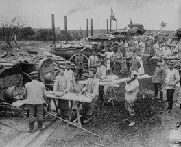 German army field bakery near Ypres Belgium 1914 World War I 8x10 Photo - $8.81