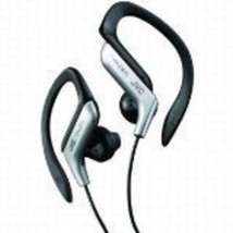 JVC Haeb75S Sport Ear Clip Earphones Adjustable Splash Proof (Silver) [N... - $22.99