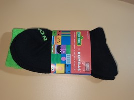 Bombas Sesame Street Elmo Oscar Medium  Black &amp; Green Great stocking stu... - $9.68