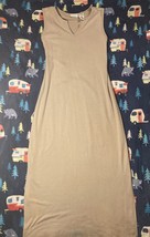 Woman’s Beige Summer Dress, Size 14/16, Pre-Owned - £14.94 GBP