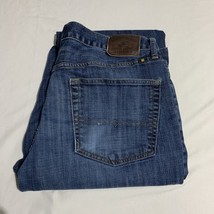 Lucky Brand jeans men&#39;s 36x32 361 Vintage straight blue stretch denim - $23.24