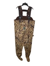 Ducks Unlimited Men&#39;s Chest Waders Camo Shoulder Harness Stocking Feet B... - £85.62 GBP