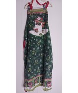 Vintage Snowman Christmas Apron - $174.82 MXN
