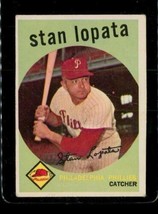 Vintage Baseball Card Topps 1959 #412 Stan Lopata Philadelphia Phillies Wb - £8.50 GBP