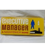 *INCOMPLETE* 1966 Executive Manager A Manpower Game Board Game Waltham Mass - £124.55 GBP